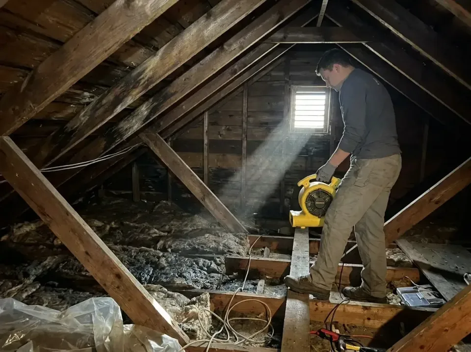 attic-water-damage-drying-proc-007 — frequently asked questions, Emergency Water Extraction & 24/7 Flood Response in North L…